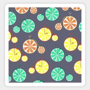 Fruity ride pattern Sticker